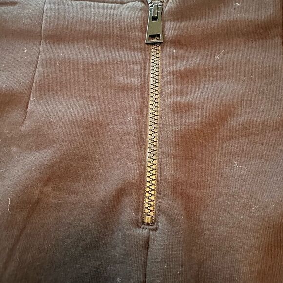 Rossignol black mini skirt with colorful patches. Size large - Picture 9 of 12